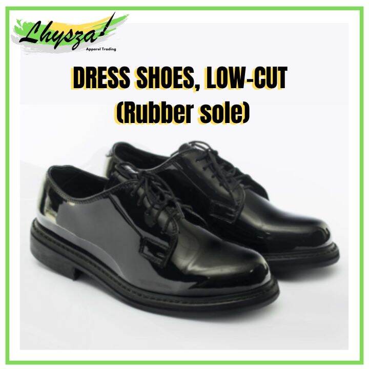 LEGIT GIBSON 'S CLARINO DRESS SHOES (RUBBER SOLE) FOR MEN WET LOOK