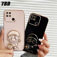 เคสโทรศัพท์ซูเปอร์มาริโอลายการ์ตูนพับเป็นขาตั้ง YBD เข้ากันได้กับ Xiaomi POCO C40 POCO C3 C31 Redmi 10C 9C 10A Redmi 10 Power Soft TPU เคสฝาหลัง