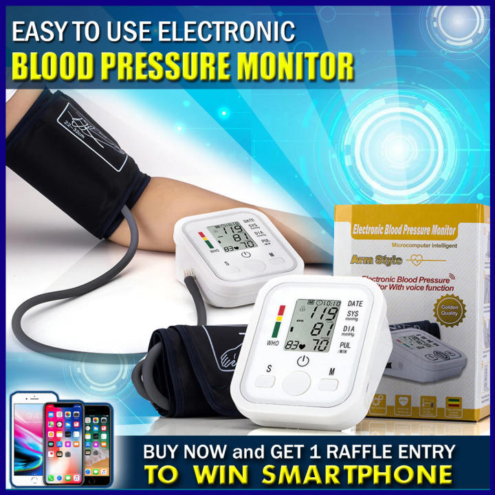 High-Quality Electronic Blood Pressure Monitor Arm type, Arm style ...