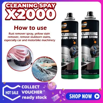 Axyu Foam Cleaner Spray For Car Cleaning & House - Lemon Scent