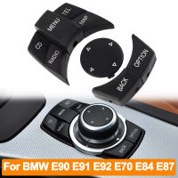 ภายในรถ CIC IDrive Multi-Media Knob ปุ่มเมนูสำหรับ BMW E Series E61 E81 E82 E87 E70 E60 E90 E91 E92 E89