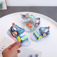 2023 Summer New Closed Toe Light Shoes Childrens Sandals Boys Childrens Shoes Childrens Babys Shoes 7589