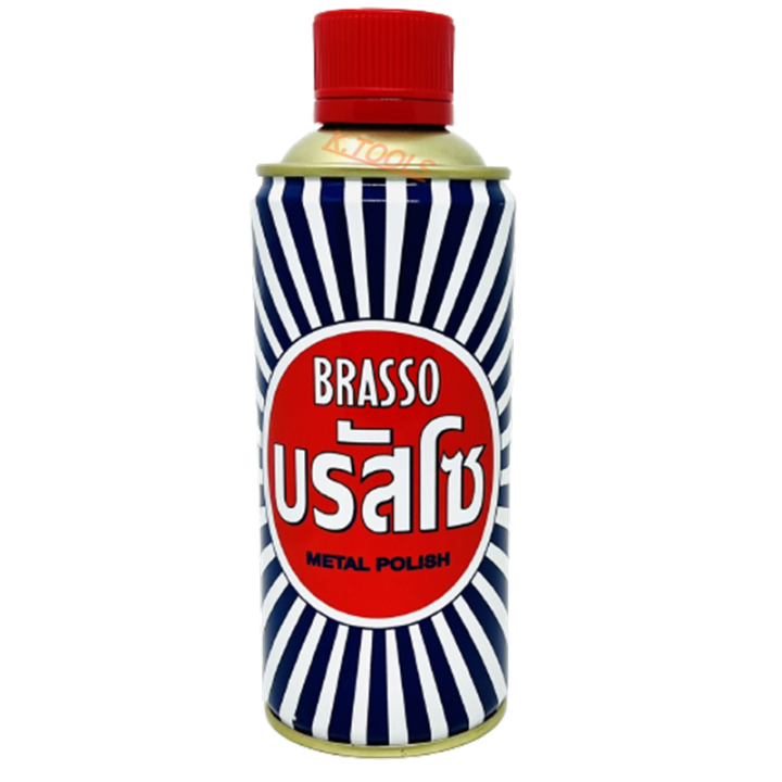 Brasso Metal Polish บรัสโซ น้ำยาขัดโลหะ ขนาด 400 มล บัสโซ Lazada.co.th