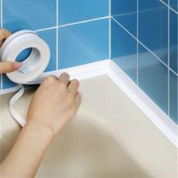 Accessories Shower Strip Tape Caulk Adhesive Wall Sticker Sink