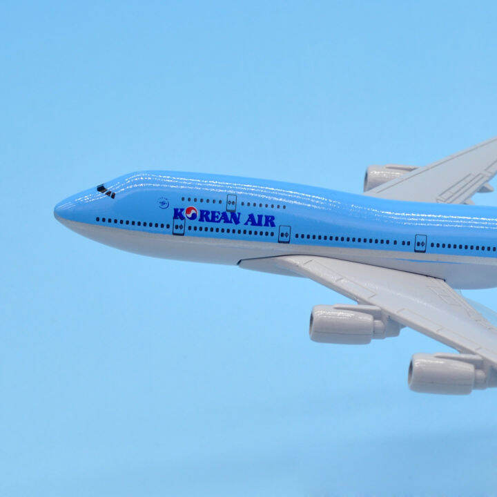 klt-16-cm-1-400-korean-air-airbus-boeing-747-airplane-models-toys-for-kids-car-for-kids-kids-toys-toys-for-boys