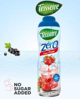 Premium products ? TEISSEIRE ZERO SUGAR เตสแซร์ น้ำหวานเข้มข้น สูตรไม่มีน้ำตาล  600มล ? สตรอว์เบอร์รีStrawberry