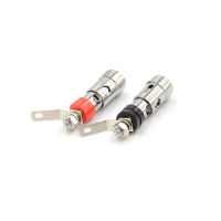 [JHY Store] COD ลำโพง2pcs AUDIO AMP Terminal BINDING POST สปริงโหลดประเภทนิกเกิลชุบ