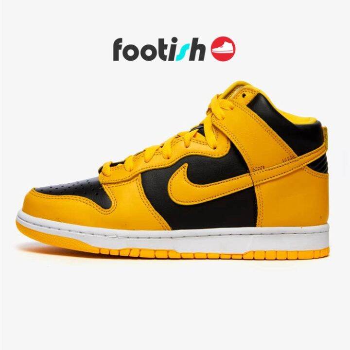 Originally all sb- High SP Varsity Movies Yellow High Tube Casual Shoes  Skateboard Shoes CZ8149-002 