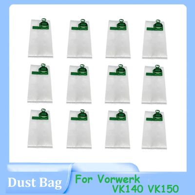 12Pcs Dust Bag for Vorwerk VK140 VK150 Robotics Vacuum Cleaner FP 140 / 150 Replacement