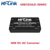 Hi-Link 2ชิ้น/ล็อตบ้าน DCDC โมดูลจ่ายไฟ30W 24V เอาต์พุต1250Ma 40-160V ขั้นตอน URB1D24LD-30WR3ลงชิ้นส่วนวงจรไฟฟ้าแยก