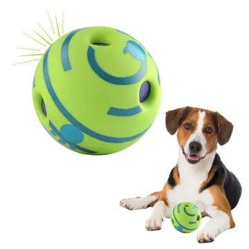 Wobble Wag Giggle Ball, Interactive Dog Toy, Fun Giggle Sounds When Rolled  or Shaken, Pets Know Best, As Seen On TV Medium