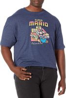 Nintendo Big &amp; Tall Laugh at Yourself Mens Tops Short Sleeve Tee Shirt