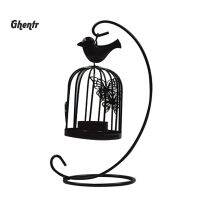 ◈Gh Birdcage Style Hanging Candle Holder Stand Vintage Lantern Party Wedding Decor