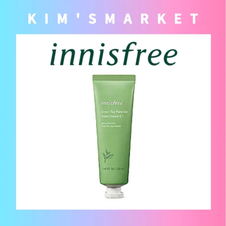 Innisfree (50ml) Green Tea Pure Gel Hand Cream kim's market Lazada PH