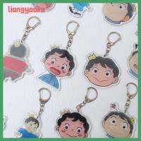 LIANGYAOKU ภาพอนิเมะ Ousama รถ Keyfob อะคริลิคจัดอันดับของพระมหากษัตริย์กระเป๋าพวงกุญแจพวงกุญแจห้อยกระเป๋าจี้พวงกุญแจ