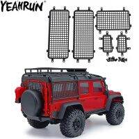 YEAHRUN Metal Stereo Window Mesh Side Rear Window Mesh for 1/18 RC Crawler TRX4M Defender Upgrade Parts