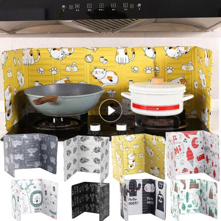 Kitchen Cooker Shield Splash Guard Cooking Frying Oil Splash Screen