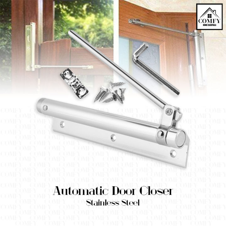 High Quality Stainless Steel Automatic Door Closer Silent Adjustable ...