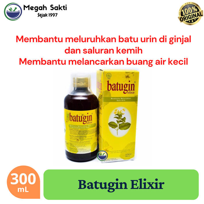 Batugin Elixir Besar 300 ML - Obat Peluruh Batu Ginjal | Lazada Indonesia