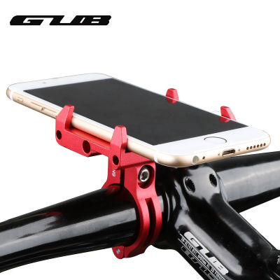 GUB G-85อลูมิเนียมจักรยานที่วางศัพท์สำหรับสำหรับ3.5-6.2นิ้วมาร์ทโฟนปรับจับเทปสนับสนุน GPS จักรยานศัพท์ยืน