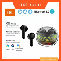 【บางกอกสปอต】Bluetooth Earphones True Wireless Headphones Stereo Earbuds Bass Sound with Mic Charging Case หูฟังบลูทูธไร้สายแบบใส่ในหู