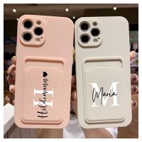 เคสที่ใส่บัตรกระเป๋าเงินซิลิโคนนิ่มสำหรับ iPhone 11,12,13 Pro Max XR X XS Max 7 8 Plus 13 Pro เคสโทรศัพท์สีขาวสีชมพู