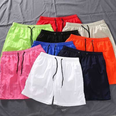 Mens Shorts 2023 Summer Thin New Hot Solid Casual Beach Short Pant Male Running Gym Fitness Breathable Sports Five Point Pants