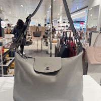 Longchamp bag Hobo bag leather armpit shoulder bag popular versatile casual fashion crossbody bag tote bag
