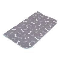 CAWAYI KENNEL Reusable Pet Urine Pad Washable Dog Cat Diaper Mat 3 Layer Absorbent Dogs Diapers Pads Bone Paw for Sofa Bed Floor