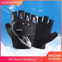 hotx【DT】 New Mens Cycling Gloves Non-slip Half-finger Motorcycle Outdoor Fishing