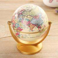 Desktop Earth Retro Globe World Ocean Map Ball Antique Geography Learning Education Home School Decoration 360 Rotating 11-15CM