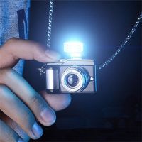 Vintage Camera Pendant Necklace For Men Women Punk Luminous Small Camera Long Chain Necklaces Couple Jewelry Friendship Gifts