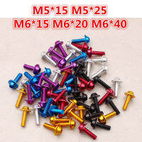 10 PCS colorful universal M5 M6 motorbike screws for honda suzuki yamaha Kawasaki vespa piaggio gts 300 5MM 6MM motorcycle screw