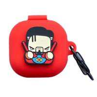 Fashion Cartoon Anti-fall Dust-proof Protective Cover Silicone Case for S-AMSUNG Galaxy-Buds live Wireless Earphone