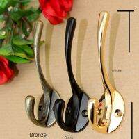 ♠ 1Pcs Antique Thick Hook Single Hook Practical Hook Clothes Hook Wall Mounted Hoy Zinc Alloy Hooks Load-Bearing Hook Big Clothes