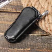 Genuine Leather Keychain Car Key Case For Men Business Key Wallet Cover Housekeeper KeyHolder Organzier Pouch Mini Bag