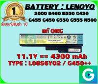 BATTERY : LENOVO G450++ แท้ ORG ใช้ได้กับรุ่น 3000 B460 B550 G430 G455 G450 G550 G555 N500 สินค้ามือ1 รับประกันสินค้าจากร้านค้า 1ปีเต็ม