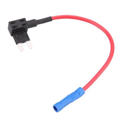 10X 2-Insert Blade Fuse Adapter Voltage Tap For Automotive Fuses APS ATT Mini Low Profile Fuses  Accessories