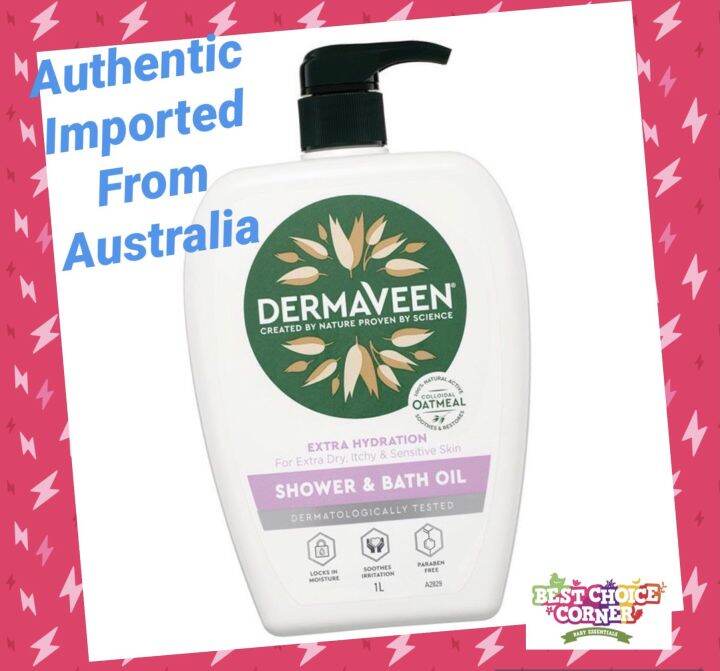 DERMAVEEN Shower and Bath Oil 1 Litre Lazada PH