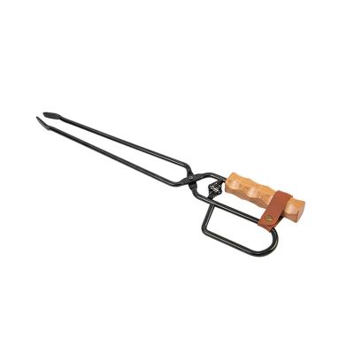 Outdoor Barbecue Tool Barbecue Carbon Tong Burning Tong Duck-Billed Tong are Not Hot Wood Charcoal Tong