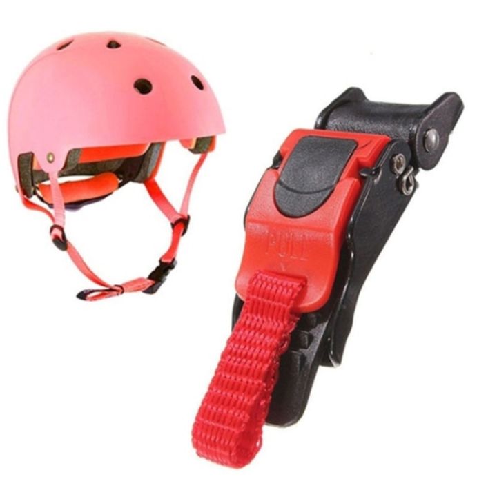 motorcycle-helmet-speed-clip-chin-strap-quick-release-pull-buckle-black-red-motorcycle-helmet-lock