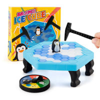 Big Size Board Game for Child Save Penguin Trap Ice Break Hammer Block Toy Set Funny Party Table Games Parent Child Interaction