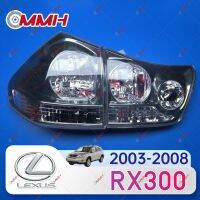 Toyota Harrier lexus rx300 RX330 RX350 2003-2008 เสื้อ​ไฟท้าย ไฟท้าย​แต่ง ไฟท้ายไฟเบรค​ ไฟเลี้ยว Taillamp Taillight ไฟท้าย​ พร้อมทับทิม ไฟท้ายกันชนหลังสําหรับ​ ทับทิมในฝาท้ายไฟท้าย ไฟเบรก ไฟสัญญาณเตือน