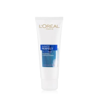 ลอรีอัล ปารีส ไวท์ เพอร์เฟ็คท์ มิลค์กี้ โฟม Loreal Paris White Perfect Milky Foam 50 g (32261) โฟมล้างหน้าลอรีอัล