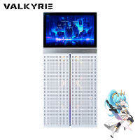 เคสคอมพิวเตอร์ Valkyrie VK02 Delux SUB-SCREEN TEMPERED GLASS COMPUTER CASING WHITE รับประกันสินค้า 5 ปี