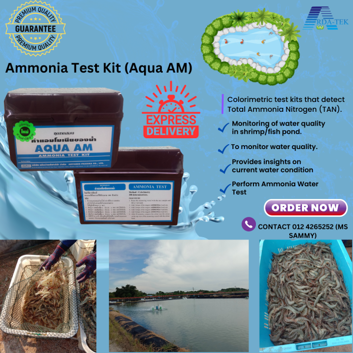 Ammonia Test Kit (Aqua AM) Lazada
