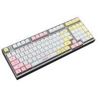 CH [READY STOCK] 146 Keys XDA Profile PBT Macaron Keycaps DYE Sublimation 2.25U 2U 1.5U GH60 GK61