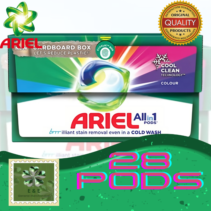 E & E ARIEL All in 1 PODS 28 Color Detergent Pods E and E General Merchandise Lazada PH