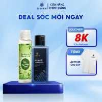 Combo Dung Dịch Vệ Sinh Nam & Nữ Bergami Tinh Chất Trầu Trà Mùi Hương Nước Hoa Khử Mùi 24H 130ml/chai