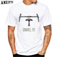 Gravel Bike Cycling Tshirt New Men Harajuku Fixed Gear Bicycle Sports Art